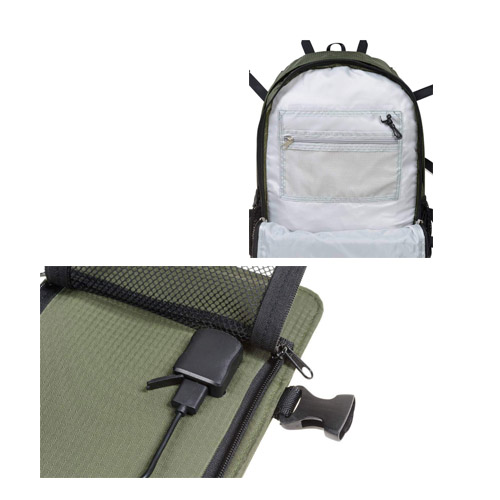 Waterproof solar backpack