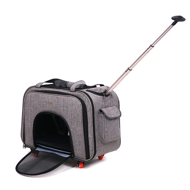 pet carrier with wheels