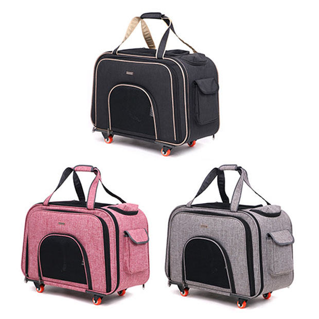 airline approved pet carrier with wheels
